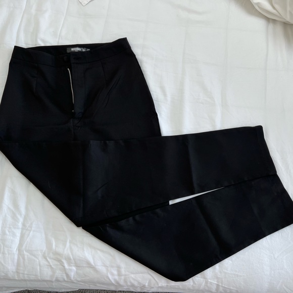 Straight leg fitted black pants - Picture 2 of 3